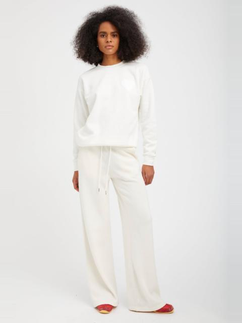 SPRWMN WHITE HEART SWEATSHIRT