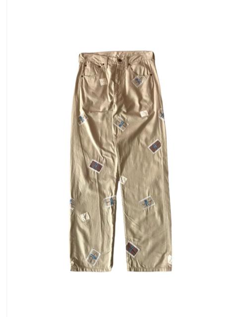 Other Designers Pink House - JAPANESE BRAND KARL HELMUT PATCH TROUSER PANTS