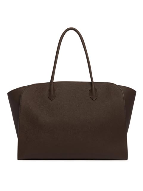 The Row Brown Marlo 17 Leather Bag