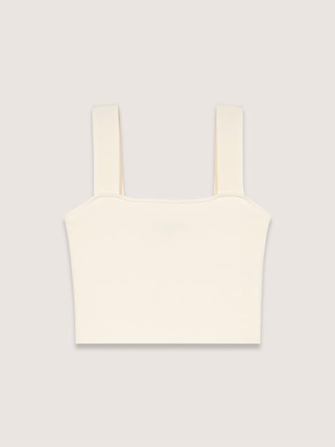 maje Knit crop top