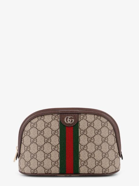 GUCCI Gucci Coated Canvas Beauty Case With Gg Motif