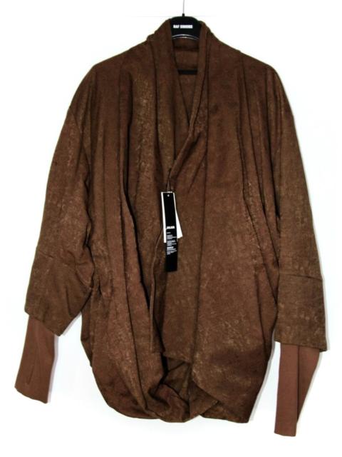 Julius Julius_7 Wasteland-style jacquard oversized jacket