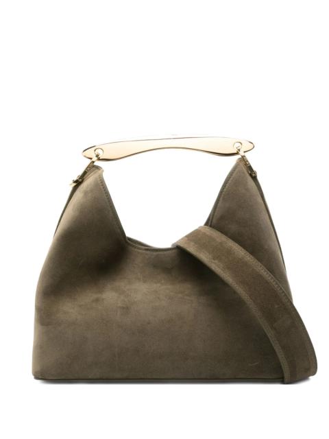 Elleme Elleme Boomerang Curved-handle Suede Tote Bag