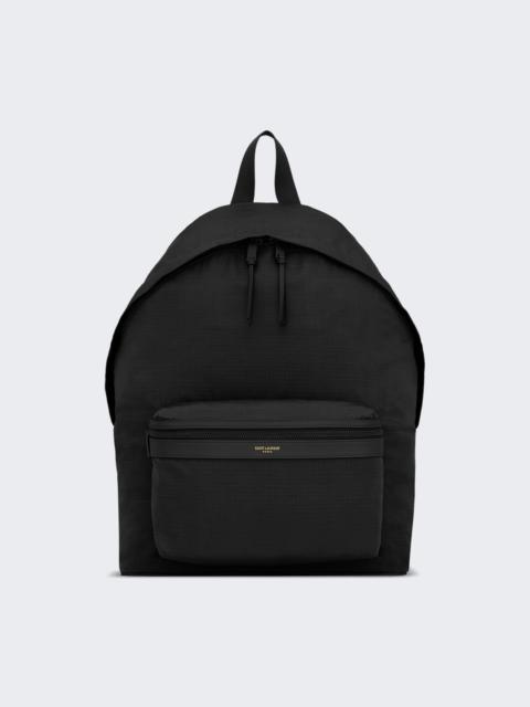 SAINT LAURENT City Backpack Nero