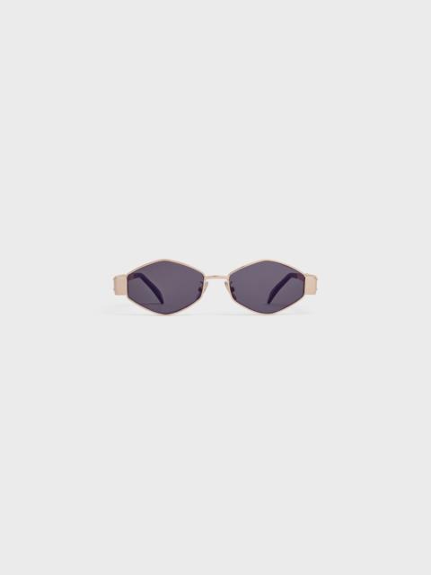 CELINE Triomphe Metal 02 sunglasses in Metal