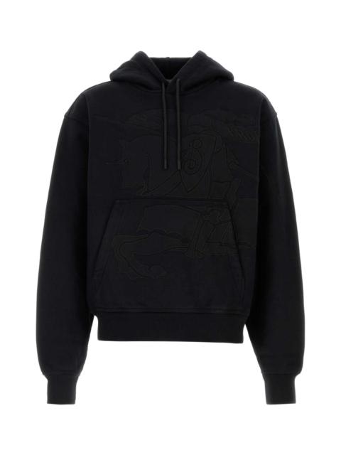 Burberry Men Black Cotton Blend Sweatshirt