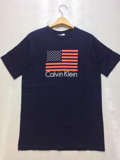 Other Designers Calvin Klein - Vintage Calvin Klein American Flag Logo Shirt