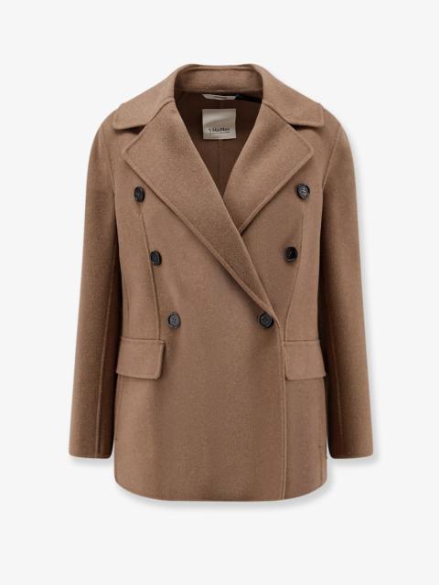 'S Max Mara 'S Max Mara Smmrita Virgin Wool Peacoat