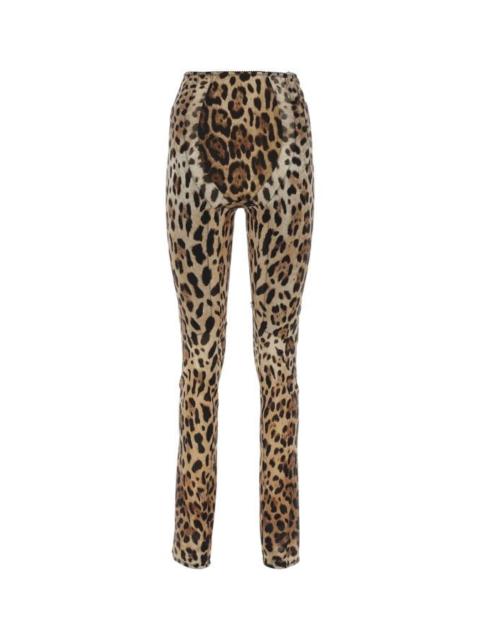 Dolce & Gabbana Woman Printed Marquisette Pant