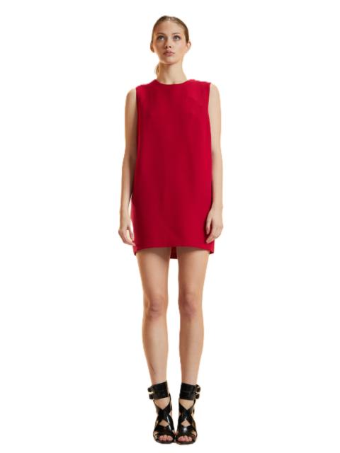 CYNTHIA ROWLEY Cynthia Rowley Silk Wool Mini Shift Dress in Red at Nordstrom