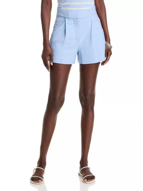 VERONICA BEARD Elbe Pleated Shorts