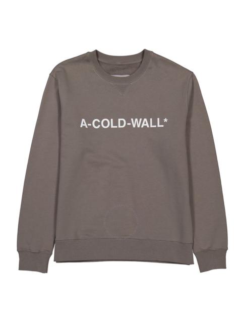 A Cold Wall Men's Mid Grey Essential Logo Crew Sweater
