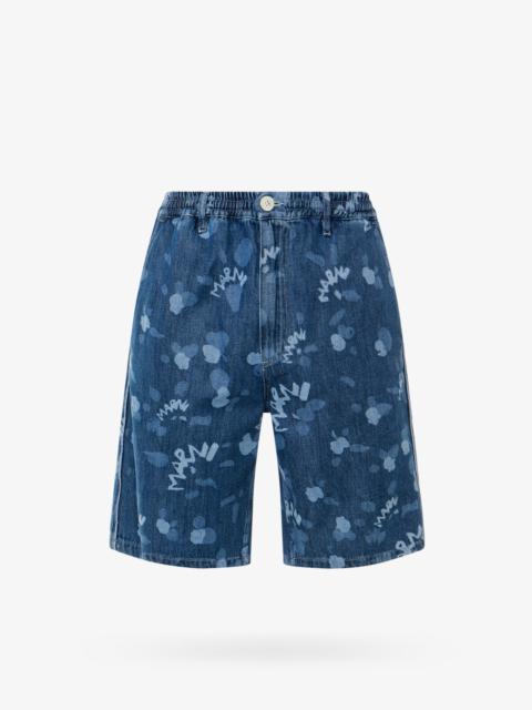 Marni Man Bermuda Shorts Man Blue Bermuda Shorts