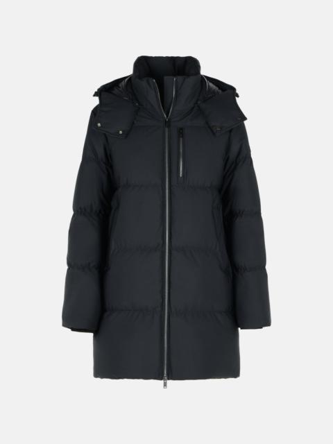 MOOSE KNUCKLES 'CHELIA 3Q' BLACK POLYAMIDE BLEND DOWN JACKET