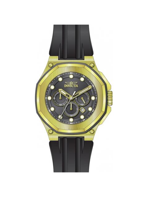 Other Designers Invicta Akula Chronograph GMT Quartz Gunmetal Dial Men's Watch 49142