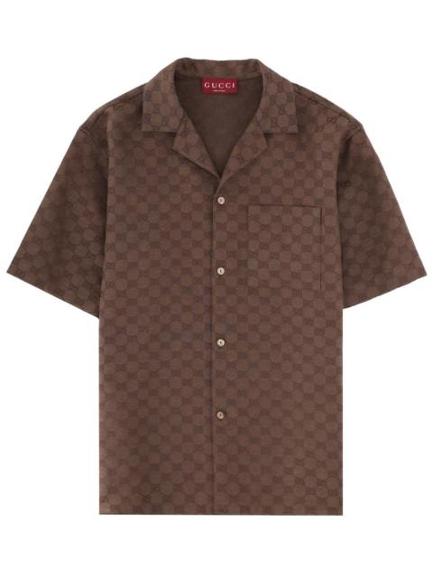 GUCCI GG WEAVE LINEN SHIRT