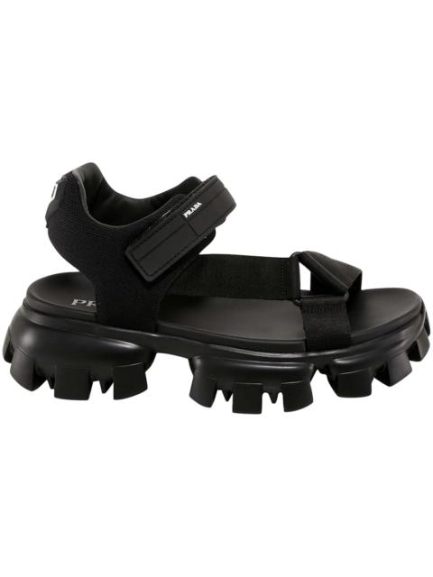 Prada Prada Cloudbust Thunder Sandal Black Nylon