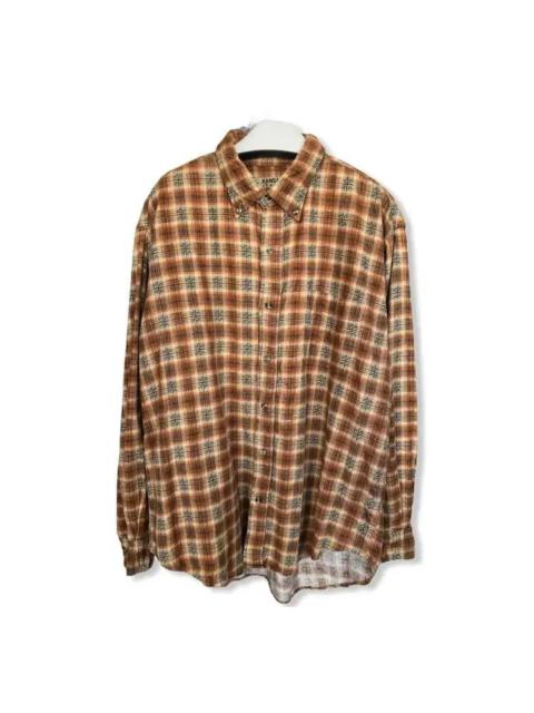 Other Designers Japanese Brand - KANSAI Yamamoto Plaid Tartan Flannel Shirt 👕