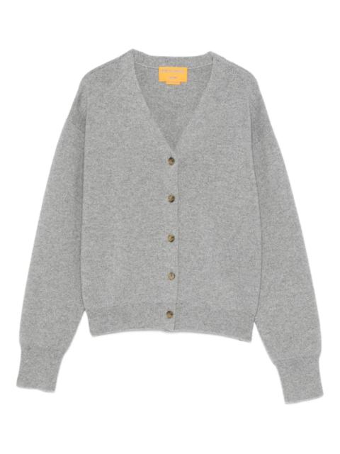 GUEST IN RESIDENCE Collegiate Cardigan in Heather Grey