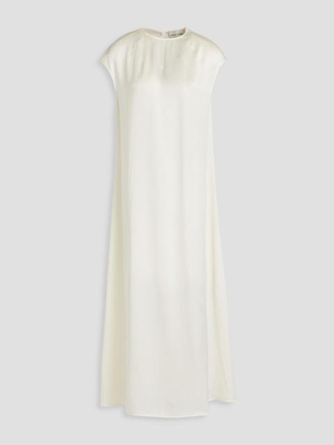 Loulou de Saison Dola silk-satin midi dress