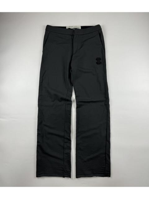 Off-White Off White Straight Leg Wool Tailored Pants