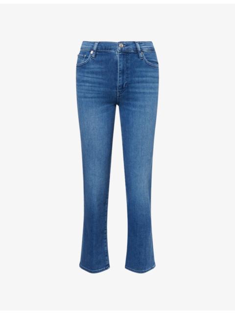 FRAME Le Sleek Straight-Leg Stretch-Denim Blend Jeans