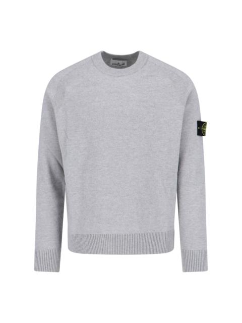 Stone Island VIRGIN WOOL LOGO SWEATER