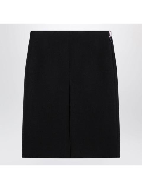 GUCCI Gucci Black Wool Crêpe Skirt Women
