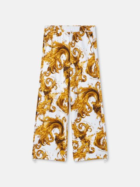 VERSACE JEANS COUTURE Printed Cotton-Jersey Sweatpants