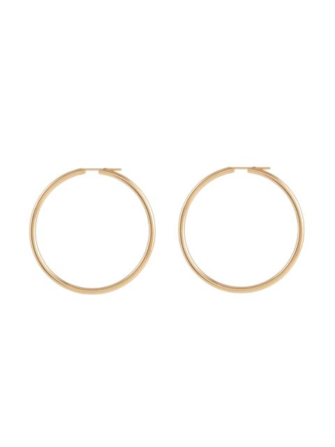 GABRIELA HEARST Large Loop Earrings in 18K Yellow Gold