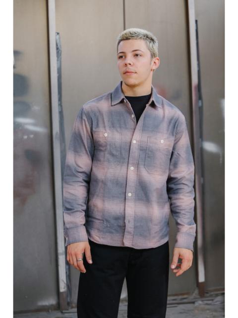 3sixteen UTILITY FLANNEL- MAUVE OMBRE