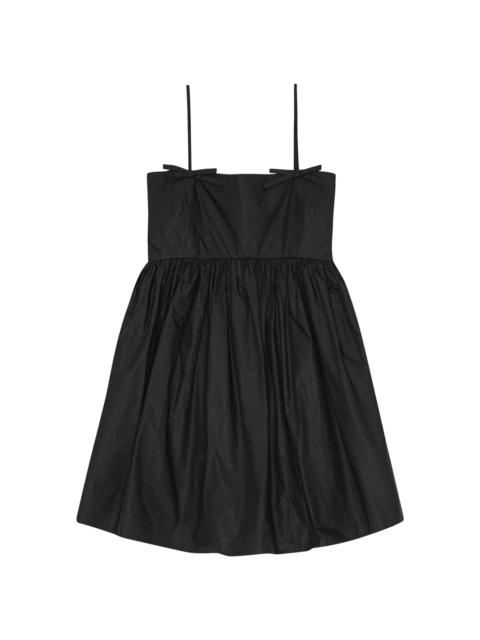 poplin mini dress