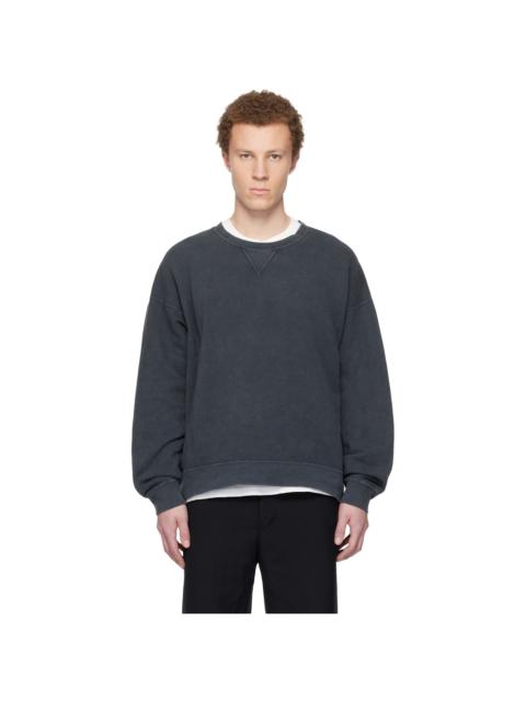 visvim Black Jumbo SB L/S DMGD Sweatshirt