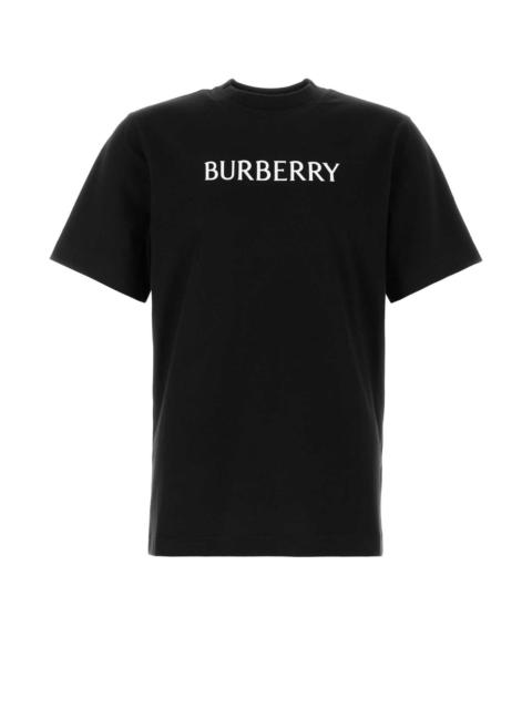 Burberry Burberry Men Black Cotton T-Shirt