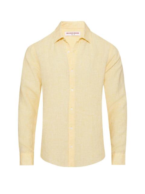 ORLEBAR BROWN Giles Classic Collar Shirt - Toucan White