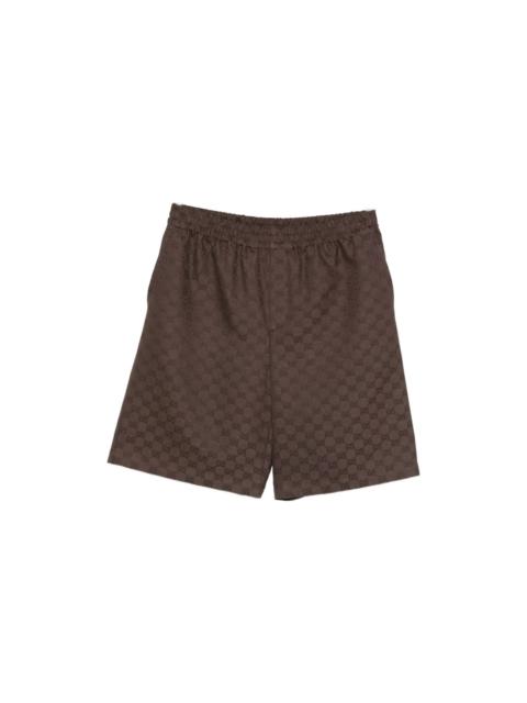 GUCCI Gg Linen Blend Shorts
