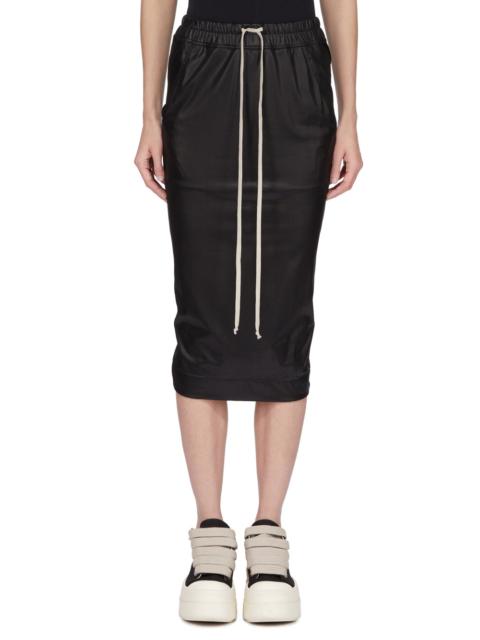 Rick Owens DRKSHDW PULL ON PILLAR SKIRT KNEE