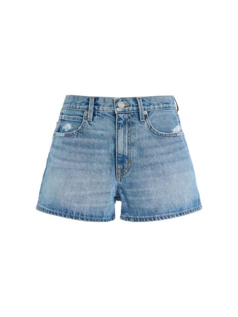 SLVRLAKE Mila Denim Mini Shorts light wash
