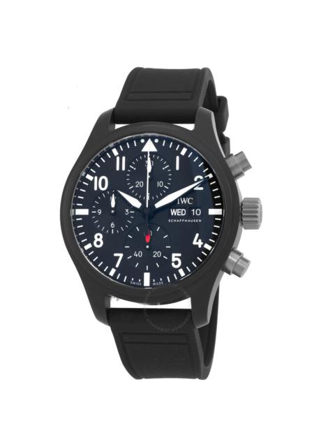 IWC Schaffhausen IWC Pilot's Top Gun Chronograph Automatic Black Dial Men's Watch IW389401