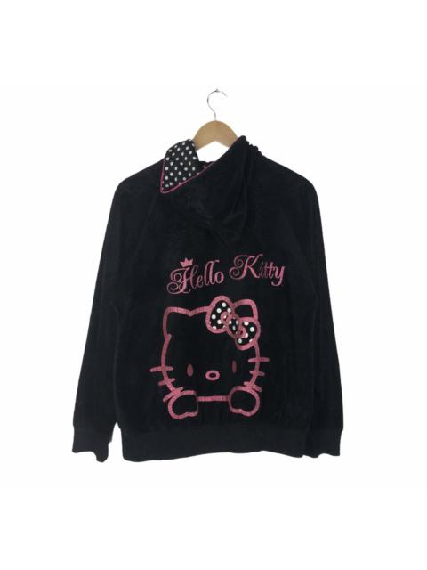 Other Designers Japanese Brand - Vintage Hello Kitty Velvet Hoodie Jacket