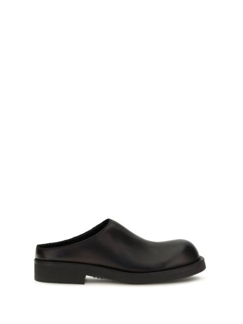 MM6 Maison Margiela Mm6 Biker Round Toe Mules Black Women