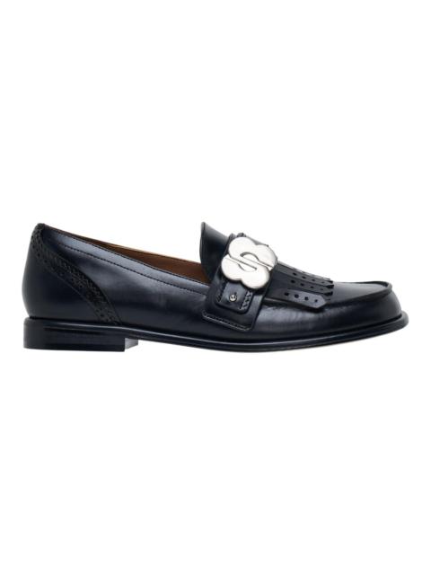 SHUSHU/TONG Slanted Square-Toe Loafers