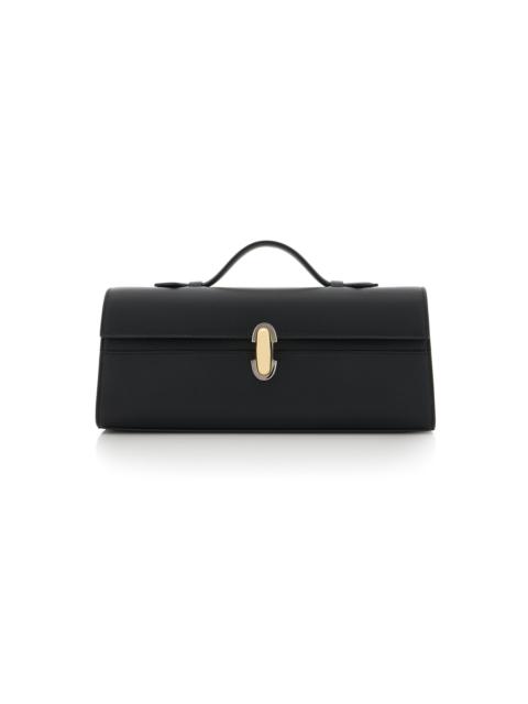 SAVETTE The Slim Symmetry Leather Pochette black