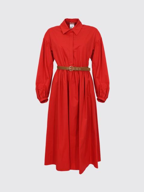 Max Mara Studio Max Mara Studio Women Cotton Chemisier Midi Dress Max Mara Studio