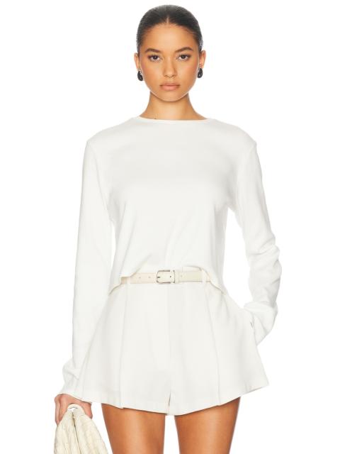 HELSA The Rib Long Sleeve Tee