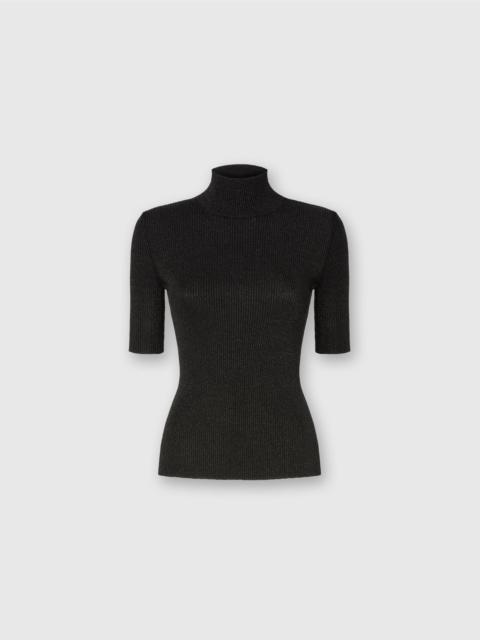 Missoni Missoni Mock Neck Sweater With Lamé Threads in Black at Nordstrom