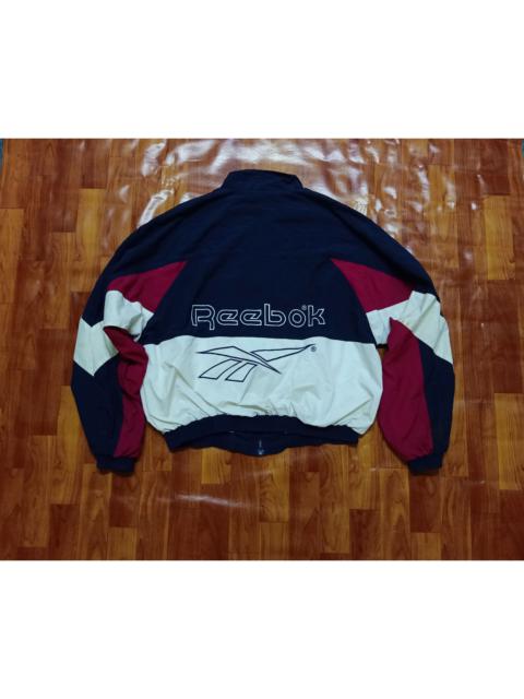 Reebok Vintage Biege Reebok Big Logo Color block Jacket