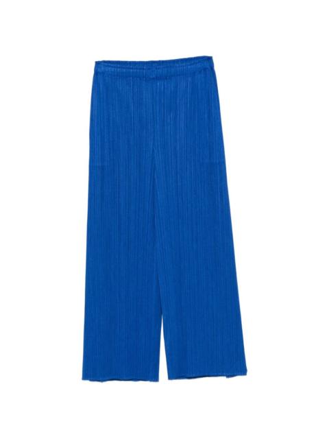 Pleats Please Issey Miyake Pleats Please Issey Miyake Women Pleated Wide-Leg Trousers
