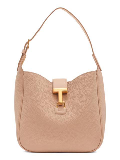 TOM FORD TOM FORD Small Monarch Leather Hobo Bag in 1J013 Light Beige at Nordstrom