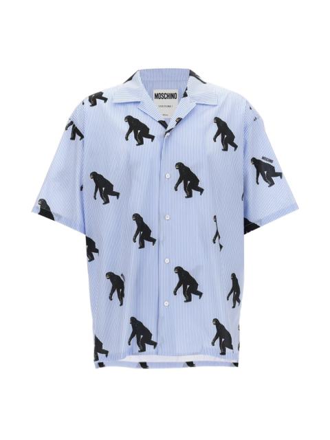 Moschino 'Scimpanzé' print shirt